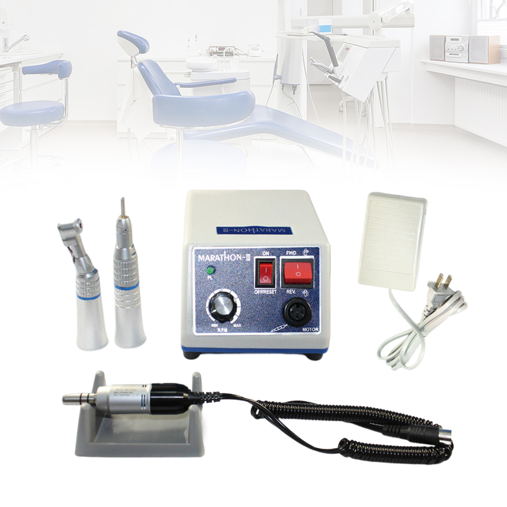 Micromotor 35K RPM Pieza de mano recta y Contra Aangle