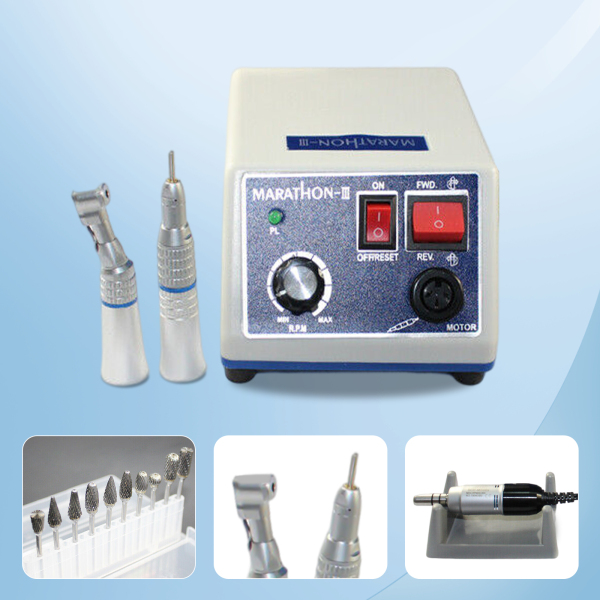Micromotor 35K RPM Pieza de mano recta y Contra Aangle