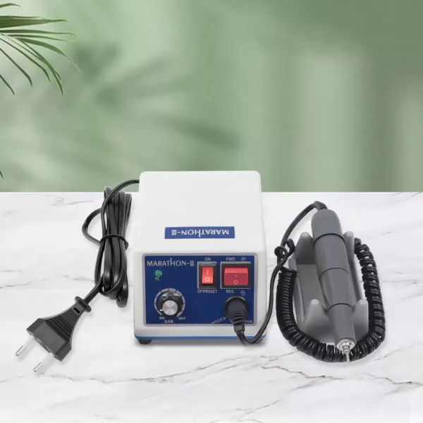 Micromotor eléctrico de laboratorio, 0-35,000 rpm, unidad de pulido de 35 K, tamaño 2,35 mm