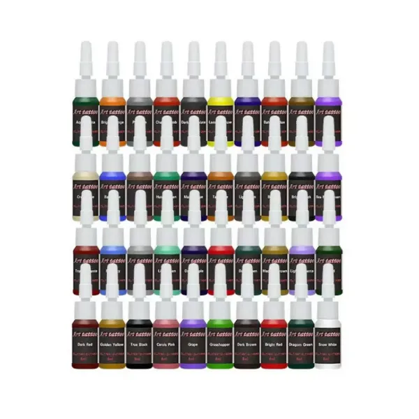 Kit completo de tatuaje con cartucho, máquina de tatuaje rotativa