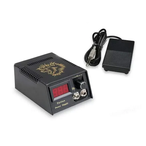 Kit completo de tatuaje con cartucho, máquina de tatuaje rotativa