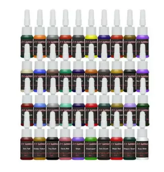 Kit completo de tatuaje con cartucho, máquina de tatuaje rotativa