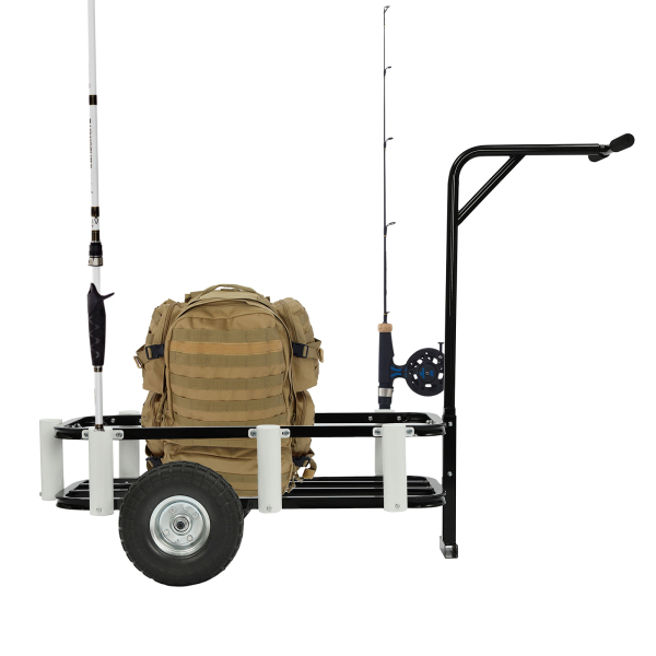 Carrito de pesca de playa, carrito de pesca/playa para exteriores, carrito con ruedas grandes para pesca