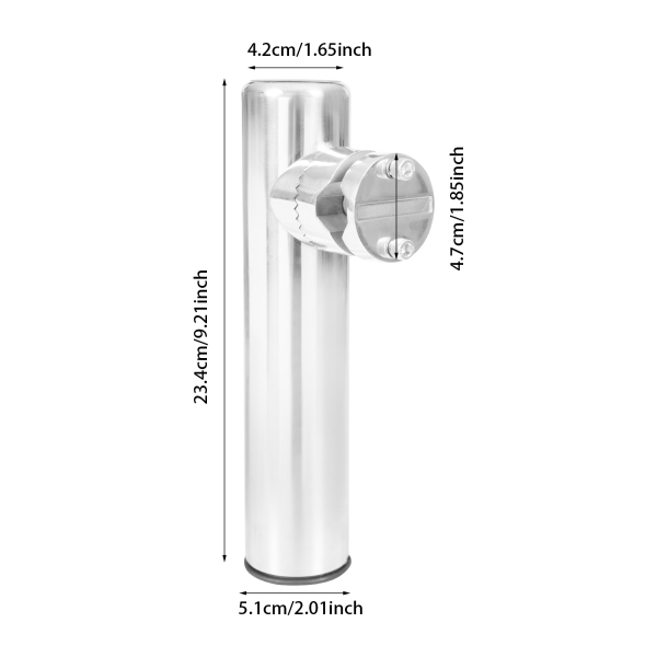 Soporte para caña de pescar de acero inoxidable 2 piezas de acero inoxidable de recreo para riel de 19 mm-25 mm
