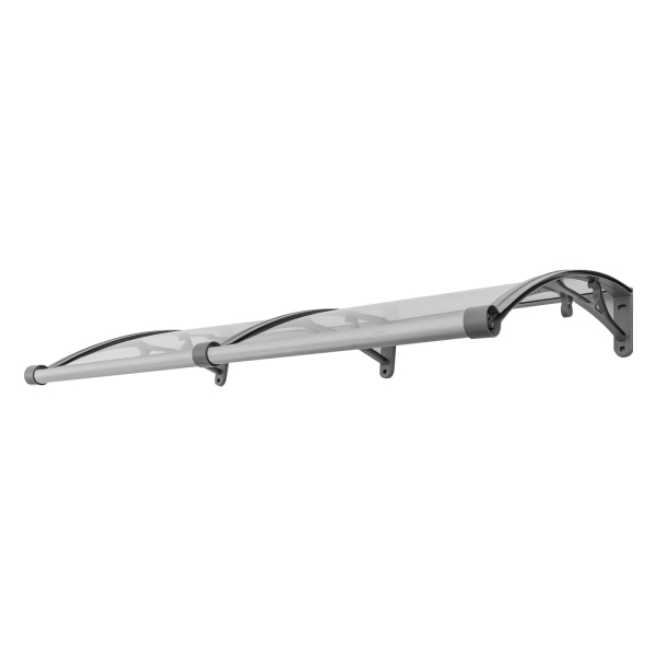 Toldo de lluvia para puerta de entrada, caseta de lluvia para puerta de entrada, protección solar, 120*60cm, Transparente