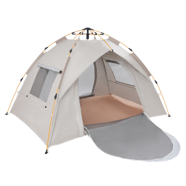 Tipi Infantil Blanco De Algodón Y Lino Con Guirnalda De Luces | Tienda De Campaña Para Niños De 120x120x140 Cm | Capacidad Para 1-3 Peques De 1 A 12 Años