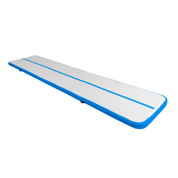 Esterilla de gimnasia, colchoneta inflable para Fitness de 5 metros para uso doméstico/entrenamiento/animadoras/Yoga/agua con bomba