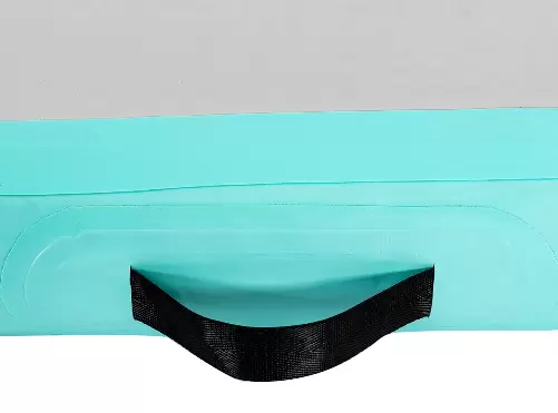Alfombrilla hinchable para gimnasia, esterilla de yoga, esterilla de yoga, esterilla de deporte, esterilla de yoga, gimnasio, con bolsa de transporte y bomba de aire eléctrica, 1 x 5 metros