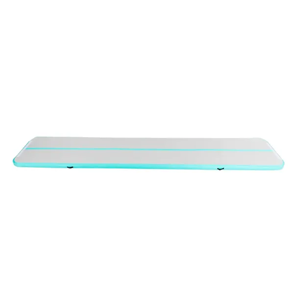 Alfombrilla hinchable para gimnasia, esterilla de yoga, deporte, gimnasio, con bolsa de transporte y bomba de aire eléctrica, 1 x 5 metros Alfombrilla hinchable para gimnasia, esterilla de yoga, deporte, gimnasio, con bolsa de transporte y bomba de aire eléctrica, 1 x 5 metros