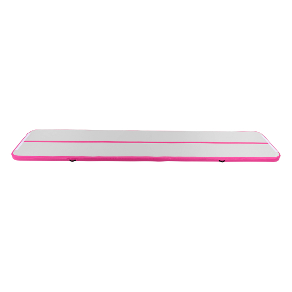 Alfombrilla hinchable para gimnasia, esterilla de yoga, deporte, gimnasio, con bolsa de transporte y bomba de aire eléctrica, 1 x 5 metros Alfombrilla hinchable para gimnasia, esterilla de yoga, deporte, gimnasio, con bolsa de transporte y bomba de aire eléctrica, 1 x 5 metros