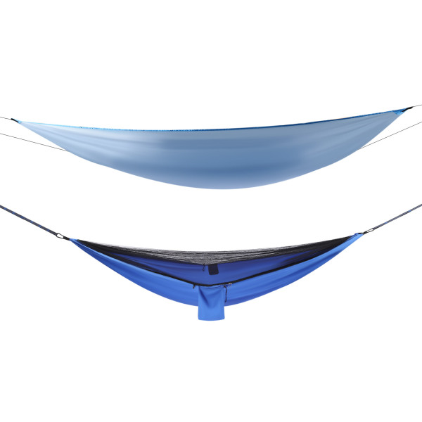 Hamaca para acampar, hamacas con mosquitera y lona para moscas de lluvia, 290*140cm hamaca para mochileros y viajes