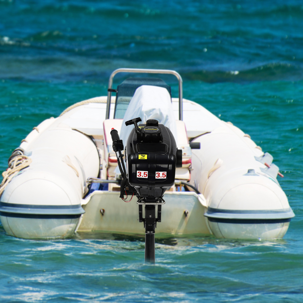 1.45KW Motor fueraborda, Motor fueraborda para barco de pesca, Motor de 2 tiempos, refrigeración por agua