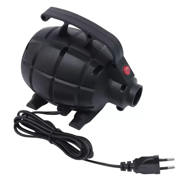 Esterilla de aire inflable redonda de 20,3 cm de espesor con bomba de aire eléctrica, esterilla de entrenamiento