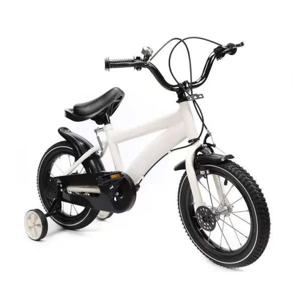 Bicicleta infantil de 14 pulgadas, para niños y niñas, equilibrio para aprender a montar a caballo, con freno de mano y ruedas de apoyo de contrapedal