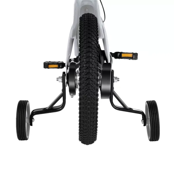 Bicicleta infantil de 14 pulgadas, para niños y niñas, equilibrio para aprender a montar a caballo, con freno de mano y ruedas de apoyo de contrapedal