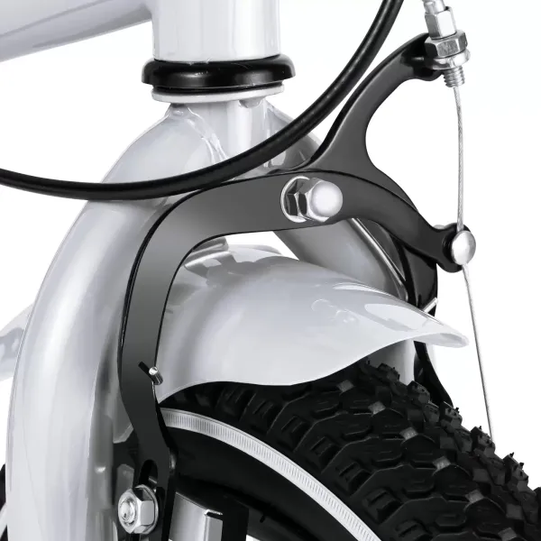 Bicicleta infantil de 14 pulgadas, para niños y niñas, equilibrio para aprender a montar a caballo, con freno de mano y ruedas de apoyo de contrapedal