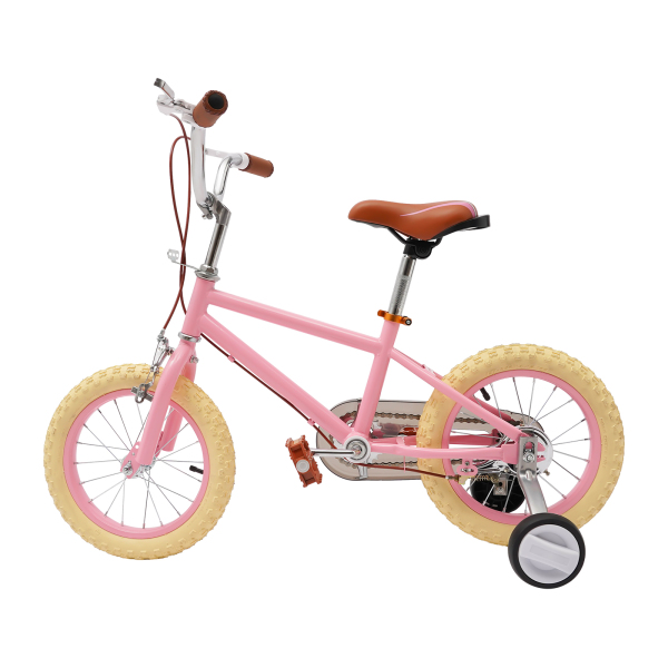 Bicicleta infantil de 14 pulgadas para niñas/niños, para niños de 3 a 4 años y una estatura de 90 – 110 cm (Rosa) Bicicleta infantil de 14 pulgadas para niñas/niños, para niños de 3 a 4 años y una estatura de 90 – 110 cm (Rosa)