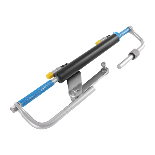 Kit de Dirección Hidráulica Fueraborda, Mecanismo de Dirección Hidráulica de 90 HP para Embarcaciones Marinas con Bomba de Control, Kit de Dirección Hidráulica para Embarcaciones