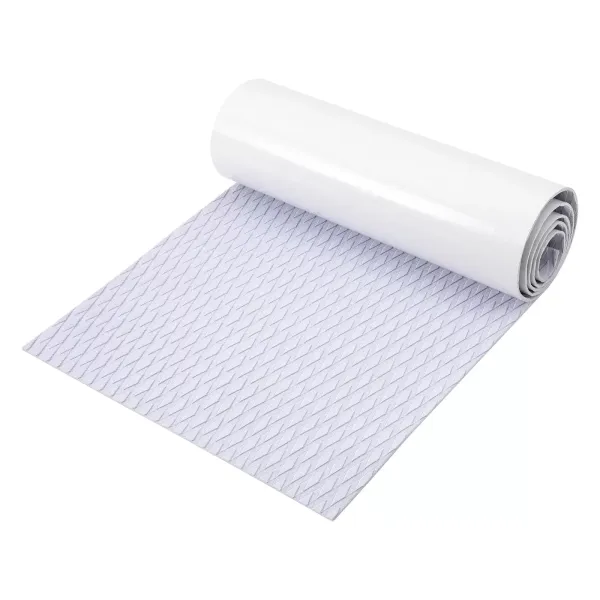 Cubierta de EVA autoadhesiva, suelo antideslizante, cubierta de teca, espuma EVA, 230 x 55 cm (gris)