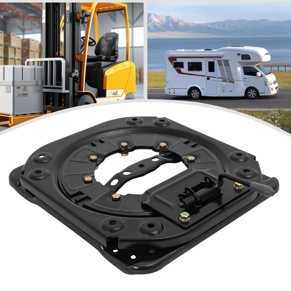 Base giratoria para asiento, base giratoria para asiento resistente, base giratoria para asiento con placa de acero que gira 360 grados