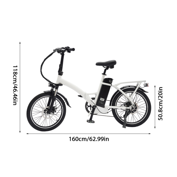 Bicicleta resistente y de primera clase de 20 pulgadas para niños niñas mujeres hombres frenos de disco delante y detrás