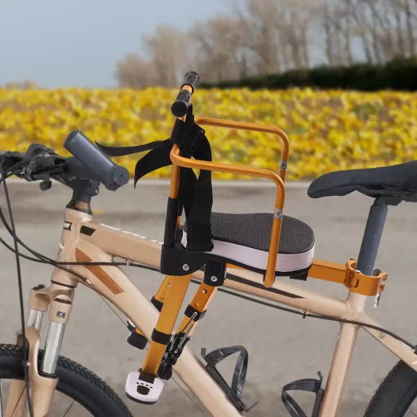 Asiento de Bicicleta para niños Delantero, con Marco de reposabrazos, Compatible con Bicicletas de montaña, para niños de 2 a 5 años (hasta 25 kg) Asiento de Bicicleta para niños Delantero, con Marco de reposabrazos, Compatible con Bicicletas de montaña, para niños de 2 a 5 años (hasta 25 kg)