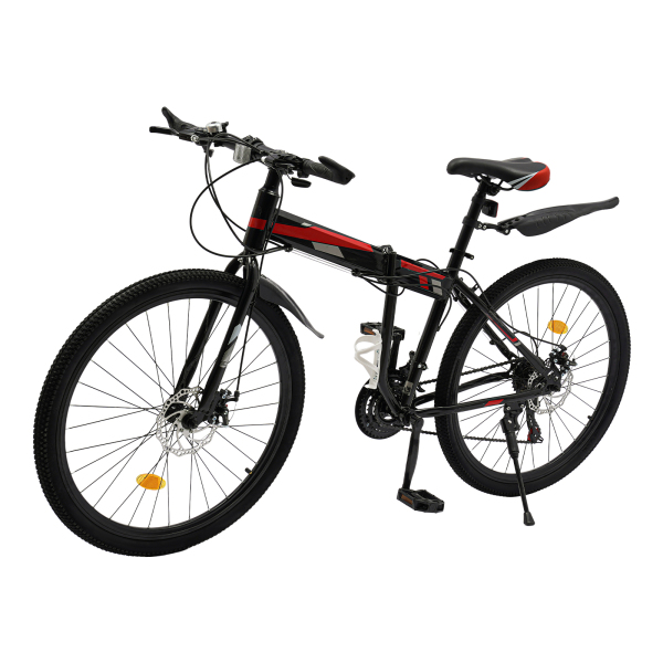 Bicicleta plegable de montaña, 26 pulgadas, 21 velocidades, bicicleta plegable, 21 velocidades, MTB de montaña, plegable