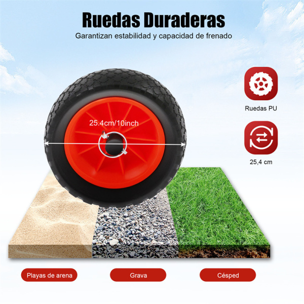 Carro plegable de canoa, con 2 ruedas, con correas de amarre con 1 correa + 2 hebillas fijas, marco de aluminio