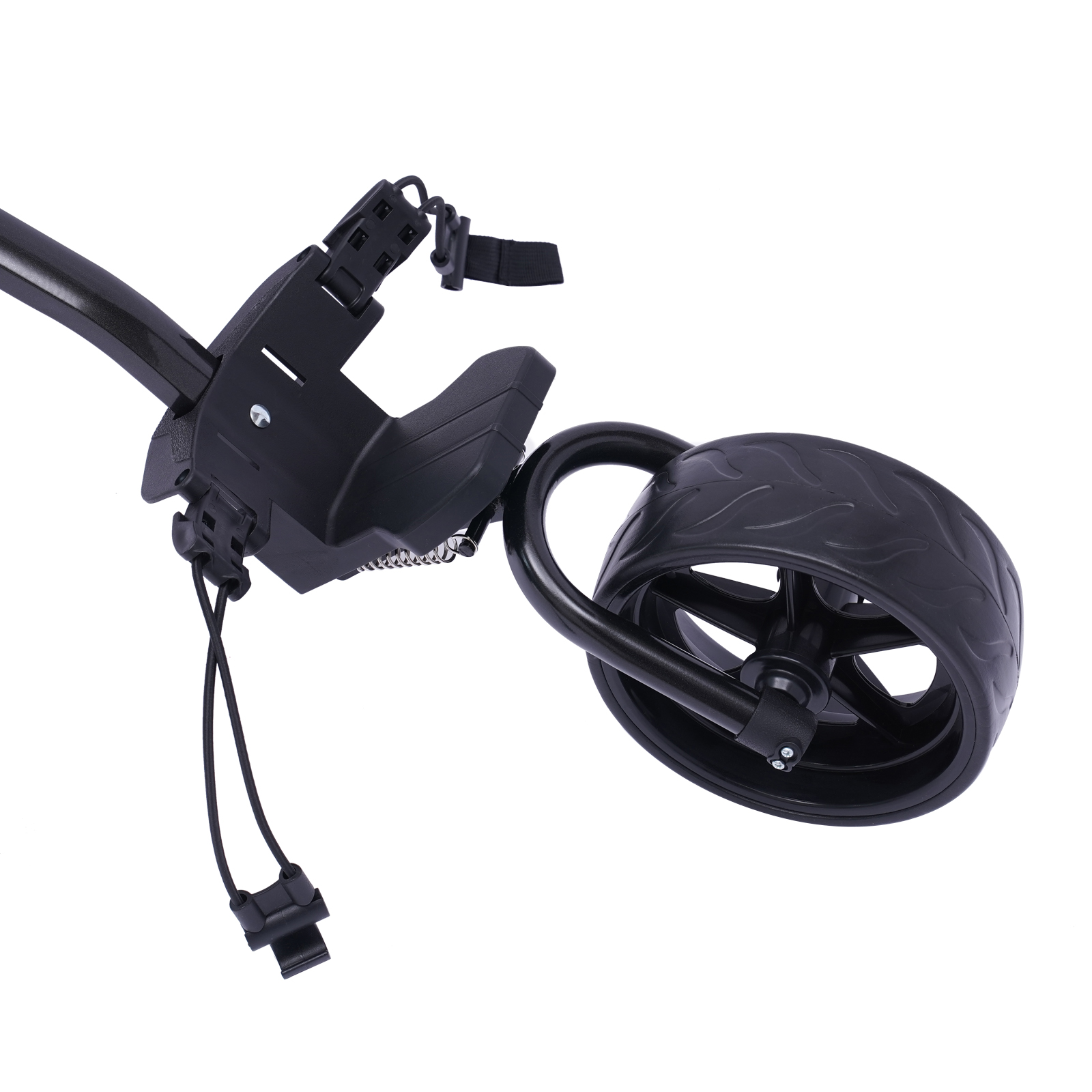 3 ruedas Carrito de golf plegable con freno de pie, abierto y cerrado en UN segundo, portavasos gratuito incluido 3 ruedas Carrito de golf plegable con freno de pie, abierto y cerrado en UN segundo, portavasos gratuito incluido