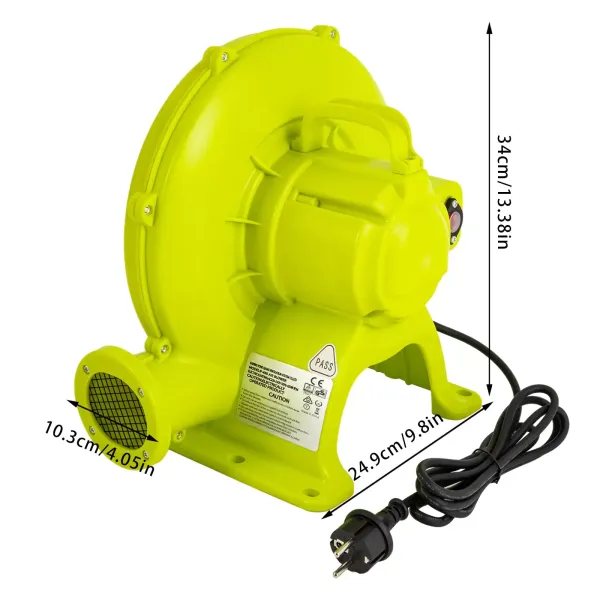 Soplador inflable F450 Soplador de aire para castillos hinchables, ventilador de bomba de aire eléctrica