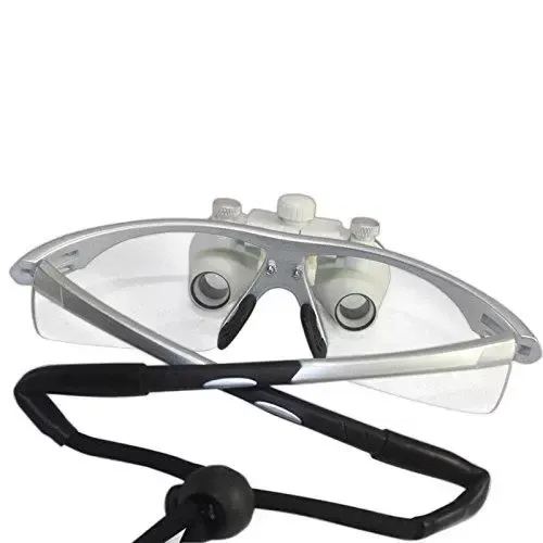 Lupa binocular para laboratorio (3,5x420 mm, incluye linterna LED) Lupa binocular para laboratorio (3,5x420 mm, incluye linterna LED)