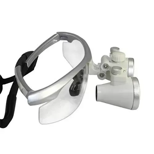 Lupa binocular para laboratorio (3,5x420 mm, incluye linterna LED) Lupa binocular para laboratorio (3,5x420 mm, incluye linterna LED)
