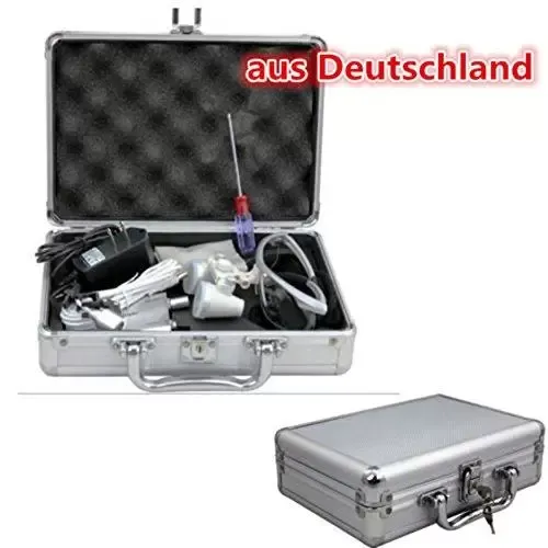 CNCEST Lupa binocular Dental Surgical Binocular 3.5 x 420 mm + LED Dental lámpara de aumento con la funda