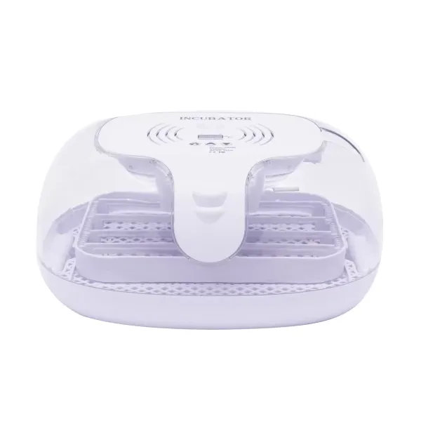 Incubadora de 16 huevos, totalmente automática, digital, incubadora de pollos, 20 – 50 ℃, control de temperatura, pantalla LCD
