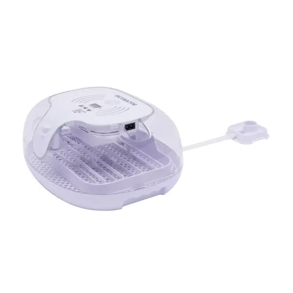 Incubadora de 16 huevos, totalmente automática, digital, incubadora de pollos, 20 – 50 ℃, control de temperatura, pantalla LCD