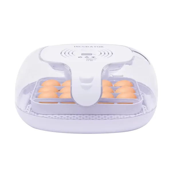 Incubadora de 16 huevos, totalmente automática, digital, incubadora de pollos, 20 – 50 ℃, control de temperatura, pantalla LCD