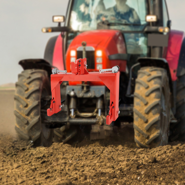 Enganche rápido de 3 puntos para tractores, con capacidad de elevación de 4000 LBS, perno ajustable a 5 niveles