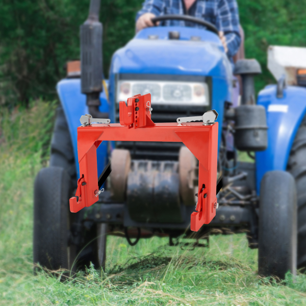 Enganche rápido de 3 puntos para tractores, con capacidad de elevación de 4000 LBS, perno ajustable a 5 niveles Enganche rápido de 3 puntos para tractores, con capacidad de elevación de 4000 LBS, perno ajustable a 5 niveles