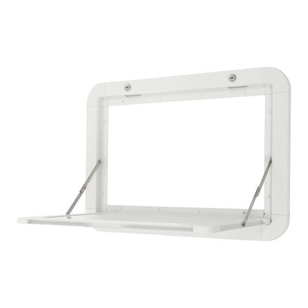 Mesa de picnic plegable de aluminio para autocaravana - Blanca