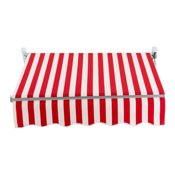 Toldo Retráctil Manual, Toldo para Puerta y Ventana con Manivela, Toldo para Exterior, Ángulo ajustable: 60-150, 1,5*1 m