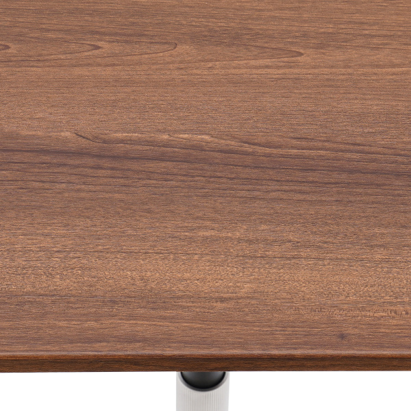 Escritorio de pie de 46 a 120 cm, escritorio móvil, mesa auxiliar ajustable para oficinas, salas de conferencias y salas de estudio - Negro, nogal Escritorio de pie de 46 a 120 cm, escritorio móvil, mesa auxiliar ajustable para oficinas, salas de conferencias y salas de estudio - Negro, nogal