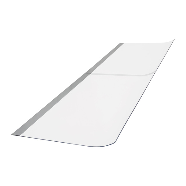 160 x 50 cm Cubierta transparente contra la lluvia, toldo para ventana, toldo para puerta de entrada