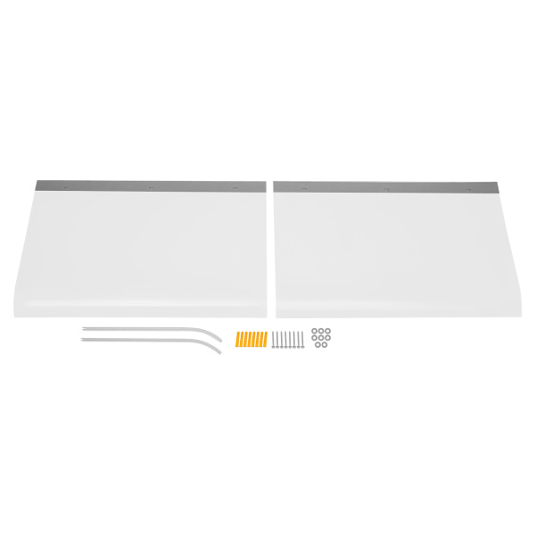 160 x 50 cm Cubierta transparente contra la lluvia, toldo para ventana, toldo para puerta de entrada