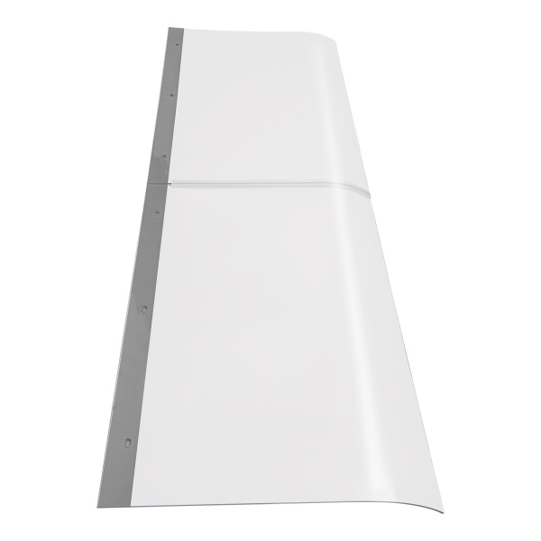 160 x 50 cm Cubierta transparente contra la lluvia, toldo para ventana, toldo para puerta de entrada