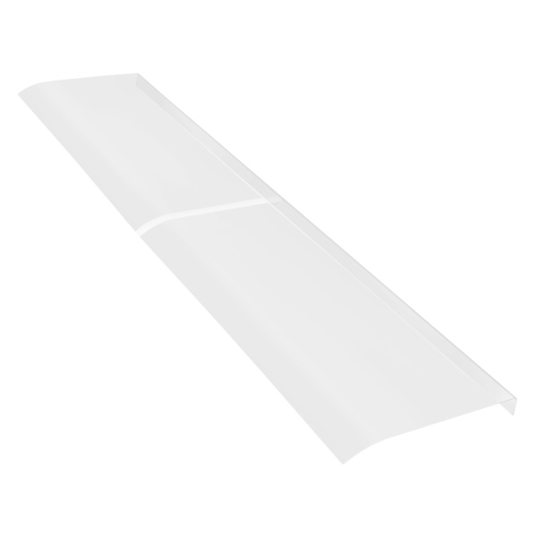 Marquesina transparente para exterior de 50 x 200 cm para instalación en fachada