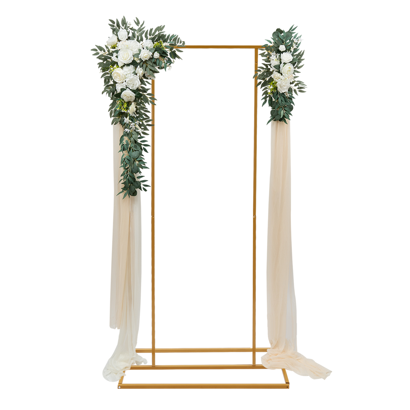 Arco De Globos Redondo 2M – Telón De Fondo Con Flor Dorada Para Bodas Y Eventos Soporte Para Fondo De Flores Dorado