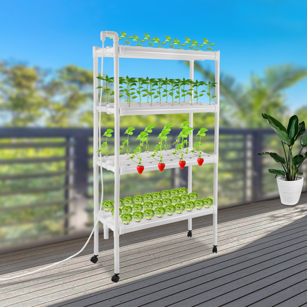 Kit de cultivo hidropónico, equipo de plantación hidropónica, 89*36*144cm sistema de cultivo hidropónico con cestas de cultivo