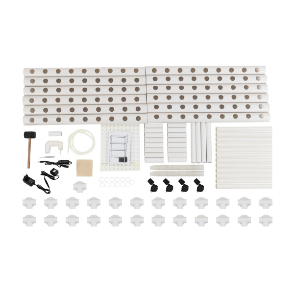 Kit de cultivo hidropónico, equipo de plantación hidropónica, 89*36*144cm sistema de cultivo hidropónico con cestas de cultivo Kit de cultivo hidropónico, equipo de plantación hidropónica, 89*36*144cm sistema de cultivo hidropónico con cestas de cultivo