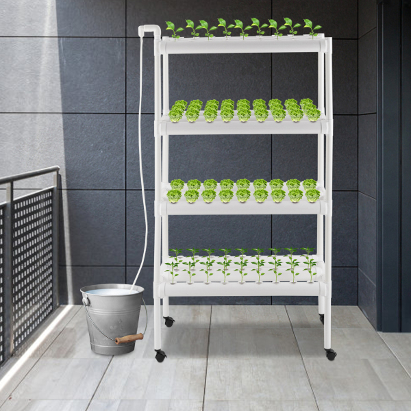 Kit de cultivo hidropónico, equipo de plantación hidropónica, 89*36*144cm sistema de cultivo hidropónico con cestas de cultivo