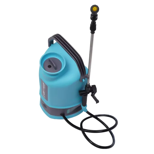 Pulverizador eléctrico de jardín de 5L con batería, pulverizador de jardín con lanza de 80 cm, para malas hierbas con 2 boquillas ajustables Pulverizador eléctrico de jardín de 5L con batería, pulverizador de jardín con lanza de 80 cm, para malas hierbas con 2 boquillas ajustables
